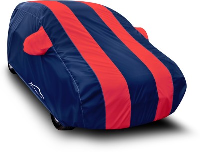 JEHOVA Car Cover For Ford Figo (With Mirror Pockets)(Red)