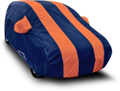 JEHOVA Car Cover For Tata Tiago (With Mirror Pockets)(Orange)