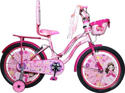 Apollo Daisy 20T Braod Tyre V Brakes Crash Pad PU Seat ( Semi-Assembled) 20 T Girls Cycle/Womens Cycle  (Single Speed, Pink)