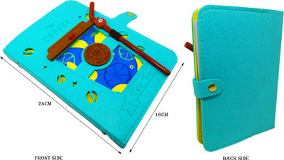 poksi Spiral Diary A5 Notebook Ruled 100 Pages(Multicolor)