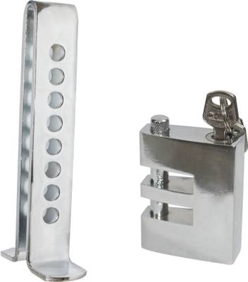 Miwings Brake Pedal Lock Anti Theft Clutch Lock for car Double Hook Double Protection Universal For All Wheeler Gear Lock