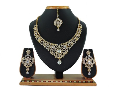 VATSALYA creation Alloy Gold-plated Silver Jewellery Set(Pack of 1)