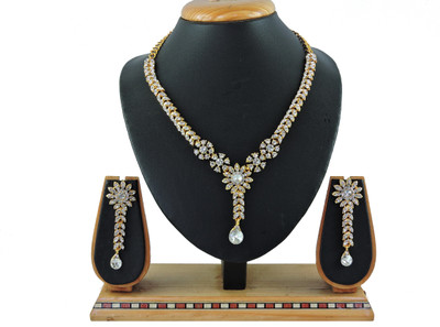 VATSALYA creation Alloy Gold-plated Silver Jewellery Set(Pack of 1)