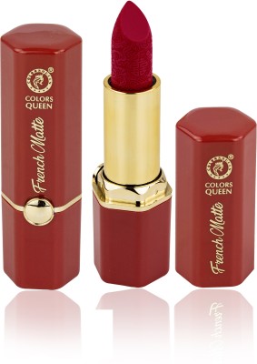 COLORS QUEEN Pure French Matte Lipstick(Hot Red, 3.8 g)