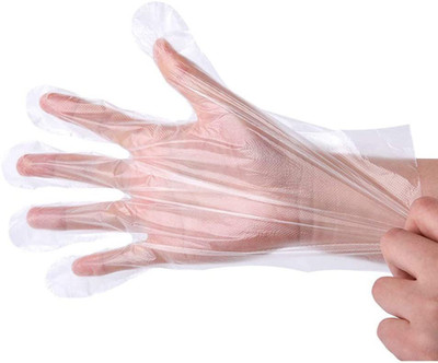 SAKEXA Wet and Dry Disposable Glove Set(Free Size Pack of 100)
