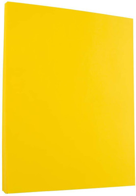 SHARMA BUSINESS SUPER PLAIN A3 100 gsm, 120 gsm Coloured Paper(Set of 1, Yellow)