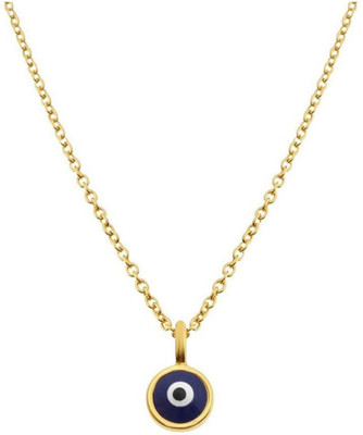 RATAN BAZAAR Evil Eye Stone Pendant Protection Evil For unisex Gold-plated Crystal Stone Pendant