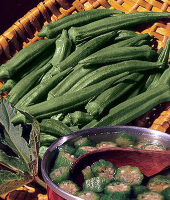 VibeX Okra, Clemson Spineless Organic Seed(120 per packet)