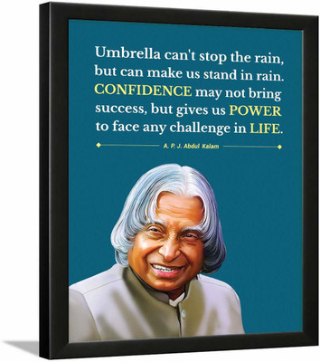 A. P. J. Abdul Kalam Motivational Quotes Frame Paper Print(13.5 inch X 10.5 inch)