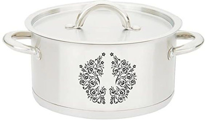 PNB Stew Pan 18 cm diameter with Lid 2 L capacity(Stainless Steel, Non-stick, Induction Bottom)