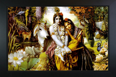 RV SALES RADHA KRISHNA Religious Frame