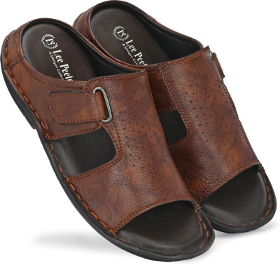 LEEPEETER Men Sandals(Brown , 7)