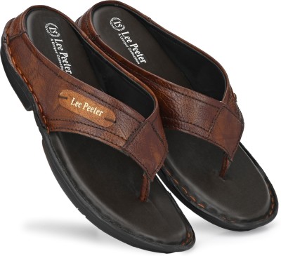 LEEPEETER Men Flats(Brown , 9)