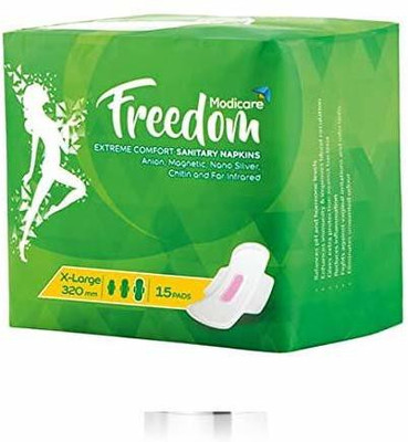 FREEDOM EXTREME COMFORT -XL-15PADS Sanitary Pad(Pack of 15)
