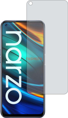 Fasheen Tempered Glass Guard for OPPO RMX2161(REALME NARZO 20 PRO) (Flexible Shatterproof)(Pack of 1)