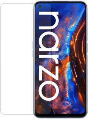 DMJHP Edge To Edge Tempered Glass for Realme Narzo 30 5G(Pack of 1)
