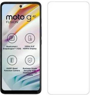 SRT Tempered Glass Guard for Moto G40 Fusion(Pack of 1)