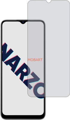 MOBART Tempered Glass Guard for RMX2020 (NARZO 10A) (Flexible Shatterproof)(Pack of 1)