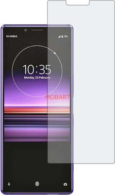 MOBART Tempered Glass Guard for SONY XPERIA 1 (Flexible Shatterproof)(Pack of 1)