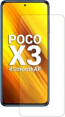 SRT Tempered Glass Guard for Poco X3(Pack of 1)