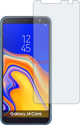 MOBART Tempered Glass Guard for SAMSUNG GALAXY J4 CORE (Flexible Shatterproof)(Pack of 1)