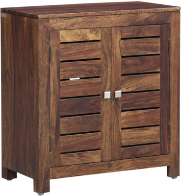 pipercrafts Solid Wood Shoe Rack(Provincial Teak, 3 Shelves, Pre-assembled)