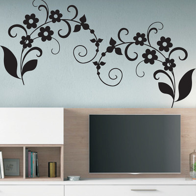 MMD DECORATION Size : ( 16-inch x 24-inch) Orchid flower pattern DIY Reusable Wall Painting Stencil for Home Decoration Wall Stencil Stencil(Pack of 1, FLORAL PATTERN)