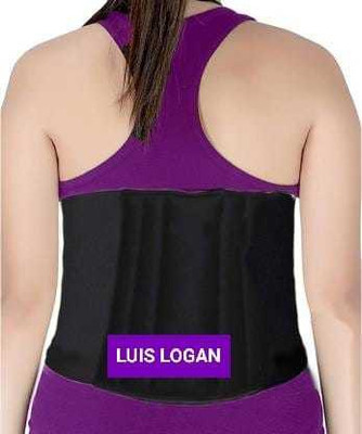 LUIS LOGAN Lumber Sacral Support Belt For Back Pain Relief (Black,XXL) Back / Lumbar Support(Black)