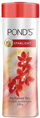 POND's Starlight Perfumed Talc Orchid & Jasmine 100g (Pack Of 2)(2 x 100 g)