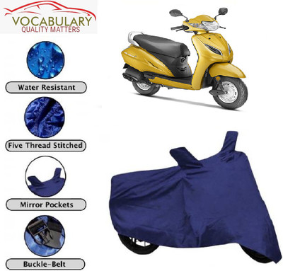 MEGA MARTZZ Waterproof Two Wheeler Cover for Honda(Activa 5G, Blue)