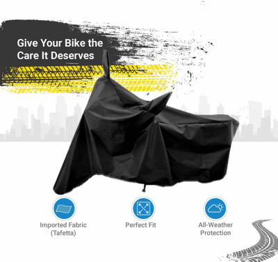 SMDP Two Wheeler Cover for Bajaj(Avenger 150 Street, Black)
