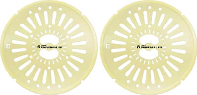 LSRP's Universal Fit Spin Cap Suitable With LG 7.5KG To 8KG Washing Machine - Spin Cover - Spinner Safety Cover - Dryer Safety Lid (26CM/10.2IN Diameter) - Yellow - Pack Of 2 Caps Washing Machine Net(Pack of 1)
