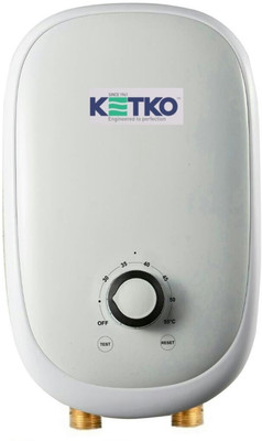 Ketko 1 L Instant Water Geyser (FLOSTATIC-T-CWTF-9KW, White)