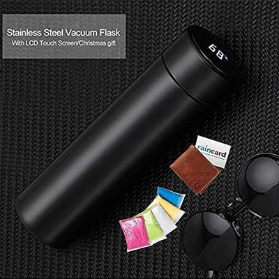 Eyelet 500 ml Aluminium Bottle(Pack of 1, Black)