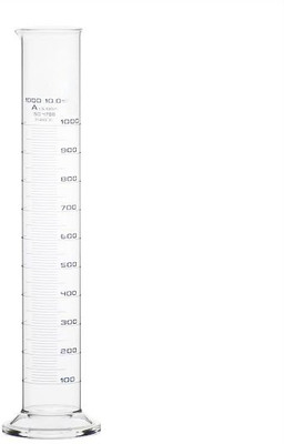 Spylx Borosilicate Glass Measuring Cylinder 1000 ml, Pack of 1 Borosilicate Glass Graduated Cylinder(1000 ml)