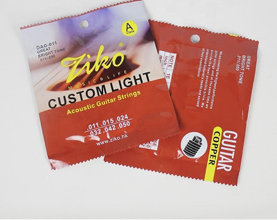 Ziko Acoustic STRING 06 Guitar String(6 Strings)