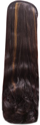 Honbon  Wig, Extension, Accessory Golden Highlight Black Colour Long Straight Full Head 25-30 inch Hair Extension