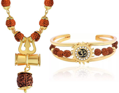 vedanshstore Brass Gold-plated Gold Jewellery Set(Pack of 1)