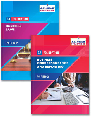 ICAI CA Foundation Notes | Paper 2 Business Law And Business Correspondence & Reporting |JK Shah Classes | Nov 21 And May 22 Exam | Theory & MCQs(Paperback, Content Team at JK Shah Classes)