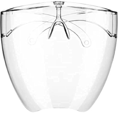 OFFER WORLD Full glass face shield Protective Face Shield Full Cover Visor Glasses/Sunglasses (Anti-Fog/Reusable/Unbreakable/washable)- Unisex Protective Face Mask Safety Visor Safety Visor(Size - Free) OFFER WORLD Full glass face shield Protective Face Shield Full Cover Visor Glasses/Sunglasses (Anti-Fog/Reusable/Unbreakable/washable)- Unisex Protective Face Mask Safety Visor Safety Visor(Size - Free)