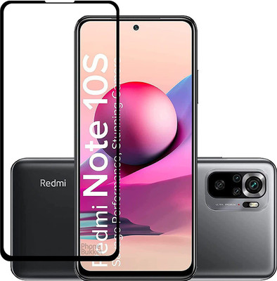 INT Edge To Edge Tempered Glass for Xiaomi Redmi Note 10S(Pack of 1)