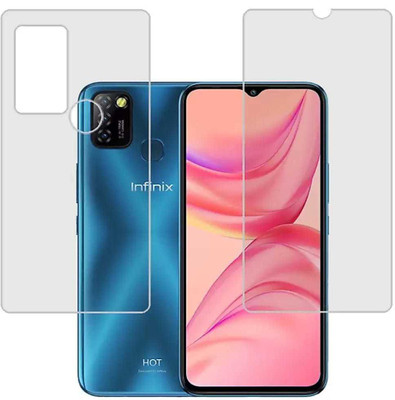 DOWRVIN Front and Back Tempered Glass for INFINIX HOT 10 LITE(Pack of 1)