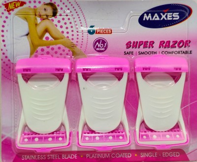 MVILAM Present Premium Quality Maxes Women Razor Disposable Body Shaving Bikini Razor( 6 Pcs)(Pack of 6)