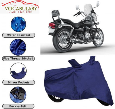 MEGA MARTZZ Waterproof Two Wheeler Cover for Bajaj(Avenger Street 220, Blue)