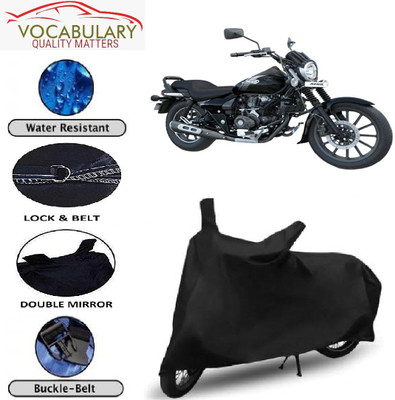 MEGA MARTZZ Waterproof Two Wheeler Cover for Bajaj(Avenger 180 Street, Black)