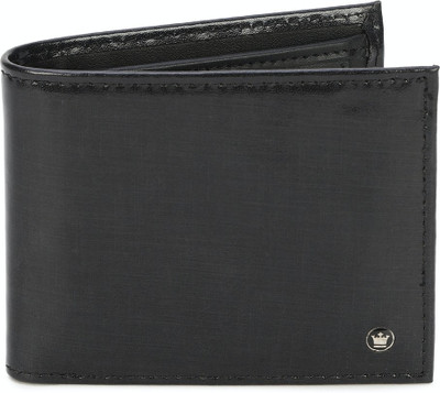 LOUIS PHILIPPE Men Formal Black Artificial Leather Wallet(4 Card Slots)