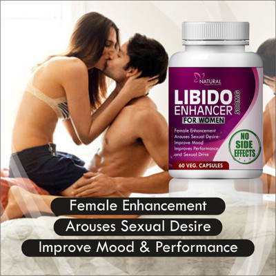 Natural Libido Enhancer For Women Herbal Capsules For 100% Ayurvedic Safe Ingredients Rapid Results (60 Capsules)(60 Capsules)