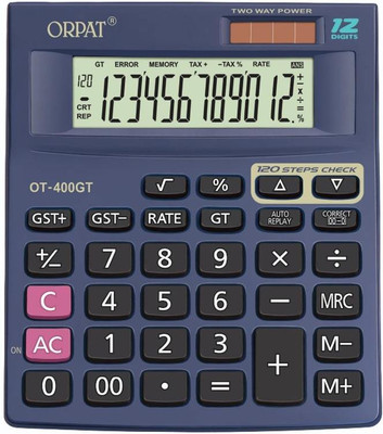 ORPAT OT 400 GT Basic  Calculator(12 Digit)