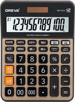 OREVA OR 1712 C [GOLDEN] OR 1712 C [GOLDEN] Financial  Calculator(12 Digit)