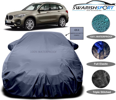 Swarish Car Cover For BMW X1 (With Mirror Pockets)(Grey)